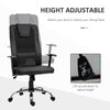 Ergonomic Office Chair with Thick Padded Headrest, Mesh Computer Desk Chair with Tilt Function, Armrest