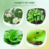 Rattan Raised Garden Boxes, Elevated Flower Beds with Storage Shelf for Herbs, Flowers, Vegetables, Mixed Grey