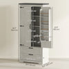 Farmhouse Kitchen Pantry Storage Cabinet, 64