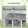 Outdoor Cat Enclosure Window Box with Weatherproof Roof, Bridge, Resting Box, Platforms, for 2 Kittens, White