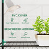 5 Tier Mini Greenhouse, Portable Outdoor Flower Stand with Shelf Clips, Indoor Greenhouse with Steel Frame, Transparent, 27.25