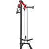 Soozier Wall Mount Cable Station, 16 Positions Adjustable Pulley Machine, Cable Crossover Machine with Lat Pulldown Bar