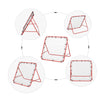 Volleyball Rebounder Net Football Training Aid Kickback Target Play Red