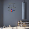 Soozier Adjustable Speed Bag Platform, Wall Mounted Speed Bag Boxing, 360° Swivel Training Equipment for Home, Gym