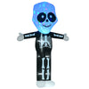 10ft Halloween Inflatable Skeleton Ghost Decoration, LED Lighted for Home Indoor Outdoor Garden Lawn Decoration Party Prop