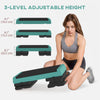 Soozier Adjustable Exercise Step Platform, 3-Level with Risers 4