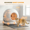 72L Automatic Litter Box, Self Cleaning Litter Box, App Control, Odor & Noise Control, Safety Sensors, Deodorant Gel