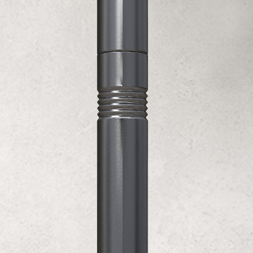 4 Pack of 10' String Light Poles, Steel Hanging Lighting Stand for Patio, Backyard, Deck, Wedding, Party, Black