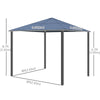 10' x 12' Hardtop Gazebo Canopy with Polycarbonate Roof, Aluminum Frame, Netting, Curtains and Ceiling Hook