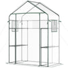 Walk-in Greenhouse with 4 Shelves, 56