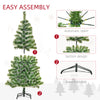 5FT Indoor Christmas Tree Artificial Decoration Xmas Gift with Metal Stand 416 Tips