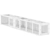 Cat Tunnel, Outdoor Cat Enclosure with Combinable Design, 8 Doors, 98