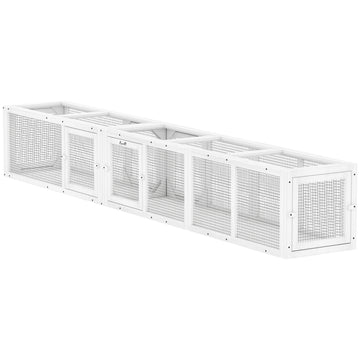 Cat Tunnel, Outdoor Cat Enclosure with Combinable Design, 8 Doors, 98