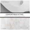Replacement Cushions for Rattan Furniture, 14 Piece Outdoor Seat Cushion Pad for Patio Set, 7 Seat and 7 Back