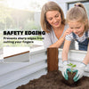 8 x 2.6 x 1.5ft Galvanized Raised Garden Bed, Reinforced Outdoor Planter Box with Open Bottom, Green