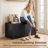 Storage Bench with Lift Top Storage Chest with Safety Hinges for Entryway, Living Room