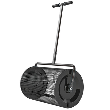 24 Inch Compost Spreader, Peat Moss Spreader with 24.4
