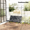 Porch Swing Cushion Garden Bench Cushion with Backrest, Non-Slip 2-seater Soft Pad, Swing Chair Mat Replacement for Indoor and Outdoor, 39.4