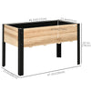 Raised Garden Bed, Elevated Planter Box, 47
