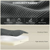 2-in-1 Modular Sectional Sofa, Boneless L Shaped Couch Sofa Bed