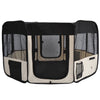 Puppy Playpen 49.2-inch Soft Pet Playpen Folding Tent Kennel Kitten Playpen Cat Dog Exercise Crate w/ Bag