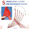 Soozier Pitch Back 5 Angles Adjustable Rebounder Net Goal Pitching and Throwing Practice Partner, Baseball/Soccer/Football/Basketball/Volleyball Daily Training