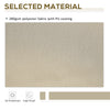 9' x 8' Outdoor Sunshade Canopy Awning Cover, Retractable Awning Fabric Replacement, UV Protection, Beige