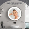 LED Bathroom Mirror for Vanity, Dimmable Lighted Anti Fog Wall Mirror with 3 Temperature Colors, Plug-in, 24 Inch