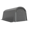 10' x 15' Portable Shed, Outdoor Storage Shed Tent with Roll-Up Zipper Door for Patio Garden Garage, Dark Grey