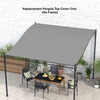 Pergola Canopy Replacement, Pergola Shade Cover for 10' x 10' Pergola ( 84C-038 Series), Dark Grey