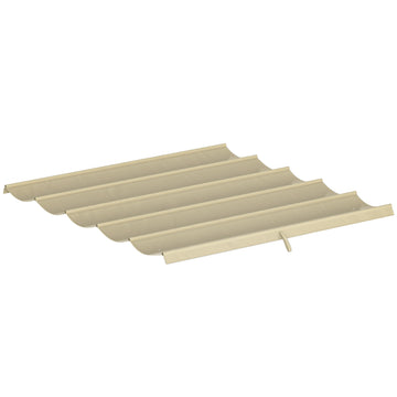 8.2' x 8.4' Retractable Pergola Canopy Replacement, Fit 10' x 10' Frame, Pergola Cover Replacement Top Only, Beige