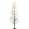 6FT Lighted Snow-Flocked Twig Tree with Fairy Lights 328 LED, Artificial Tree for Home Indoor Sheltered Outdoor