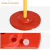 3PCs Portable Pet Agility Training Obstacle Set for Dogs w/ Adjustable Weave Pole, Jumping Ring, Adjustable High Jump