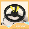 Ride on Sliding Classic Car for Toddlers, Foot To Floor Slider with Under Seat Storage, Aged 18-36 Months, Cream White