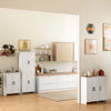 Modern Storage Cabinet with Doors and Adjustable Shelf for Kitchen, Living room, 23.6