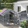 Outdoor Cat Enclosure Wooden Feral Cat House w/ Weatherproof Canopy, Bridges, Resting Boxes, Platforms, for 3-6 Cats
