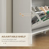 Shoe Storage with 3 Flip Drawers and Adjustable Shelves, Entryway Shoe Storage Cabinet for 24 Pairs of Shoes, White
