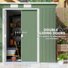 7' x 4' Galvanised Steel Garden Shed, with Foundation Kit -