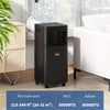 8000 BTU Portable Air Conditioner with Fan & Dehumidifier Mode, Quiet AC Unit with Remote Control, 24-Hour Timer