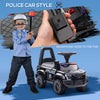 Kids Ride On Sliding Car with Hidden Under Seat Storage, Foot-to-Floor Design, Black