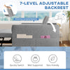 Pull Out Sofa Bed, Sleeper Sofa Couch with USB Ports, Small Linen Loveseat Futon Couch for Living Room