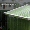 6.5' x 4' Outdoor Storage Shed, Metal Garden Shed with Lockable Double Doors, 4 Vents, Green