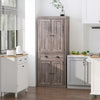Long Standing Kitchen Cabinet w/ 2 Drawers MDF Board