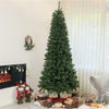 9ft Artificial Christmas Trees with 2132 Branch Tips, Auto Open and Steel Base, Green