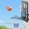 Soozier Wall Mounted Basketball Hoop, Basketball Goal Combo Kit with 43