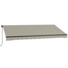 13' x 10' Retractable Awning, 280gsm UV Resistant Sunshade Shelter, for Deck, Balcony, Yard