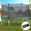 Aosom 14' Round Trampoline Enclosure Safety Net Fence Replacement Trampolining Bounce Part No Poles Included