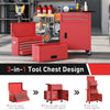 Large Tool Cabinet, 3-in-1 Rolling Tool Chest, Detachable Tool Storage Organizer with 6 Drawers and Pegboard