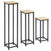 3 Packs Plant Stand Indoor, Metal Plant Stand Outdoor Plant Rack, Decorative Flower Display Holder for Patio Garden