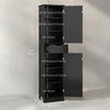 Freestanding Bathroom Cabinet with Drawer and 2 Doors, Tall Bathroom Cupboard for Kitchen, Study, Living Room